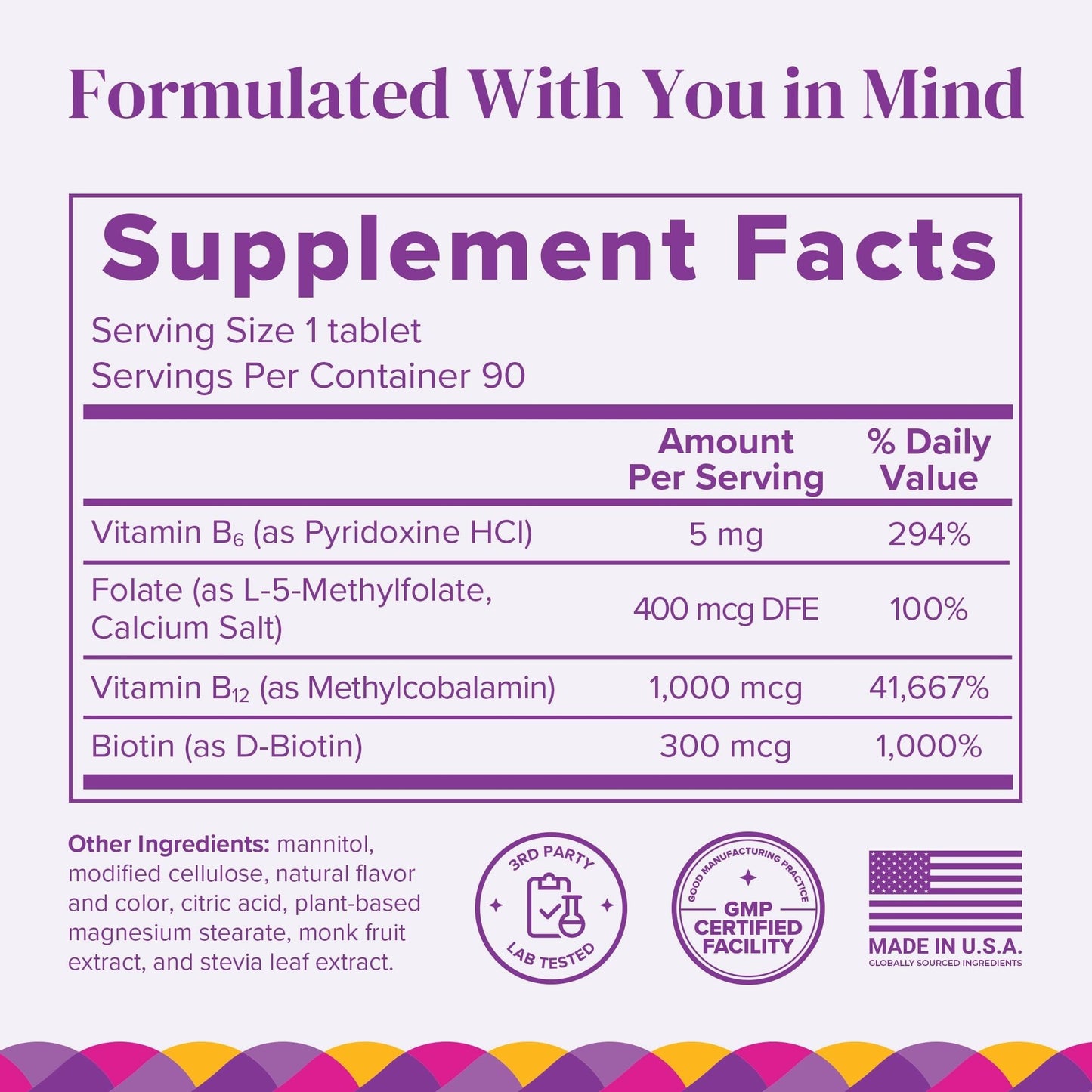 BariMelts Vitamin B12 Plus, 90 Fast-Dissolving Tablets (3-Month Supply), Sugar-Free Bariatric Vitamins for Women, Includes B12, B6 - dailyvitalstore