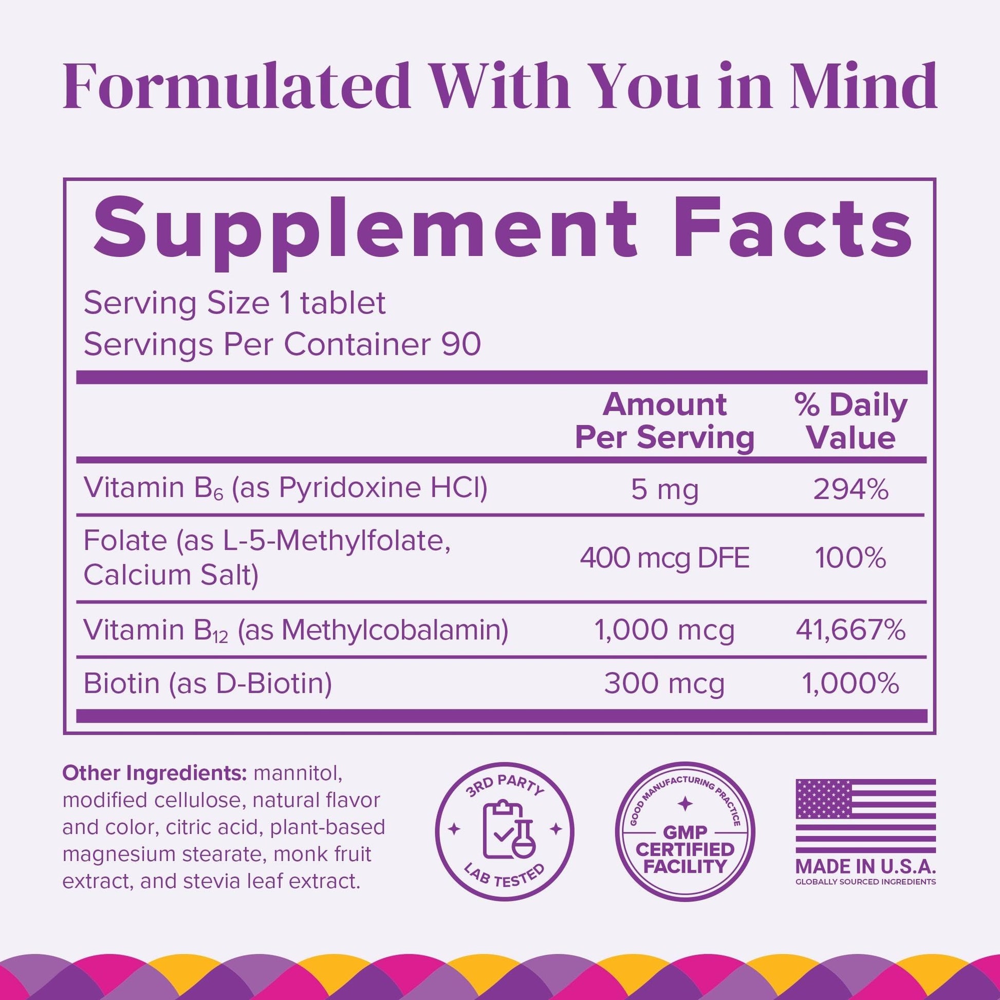 BariMelts Vitamin B12 Plus, 90 Fast-Dissolving Tablets (3-Month Supply), Sugar-Free Bariatric Vitamins for Women, Includes B12, B6 - dailyvitalstore