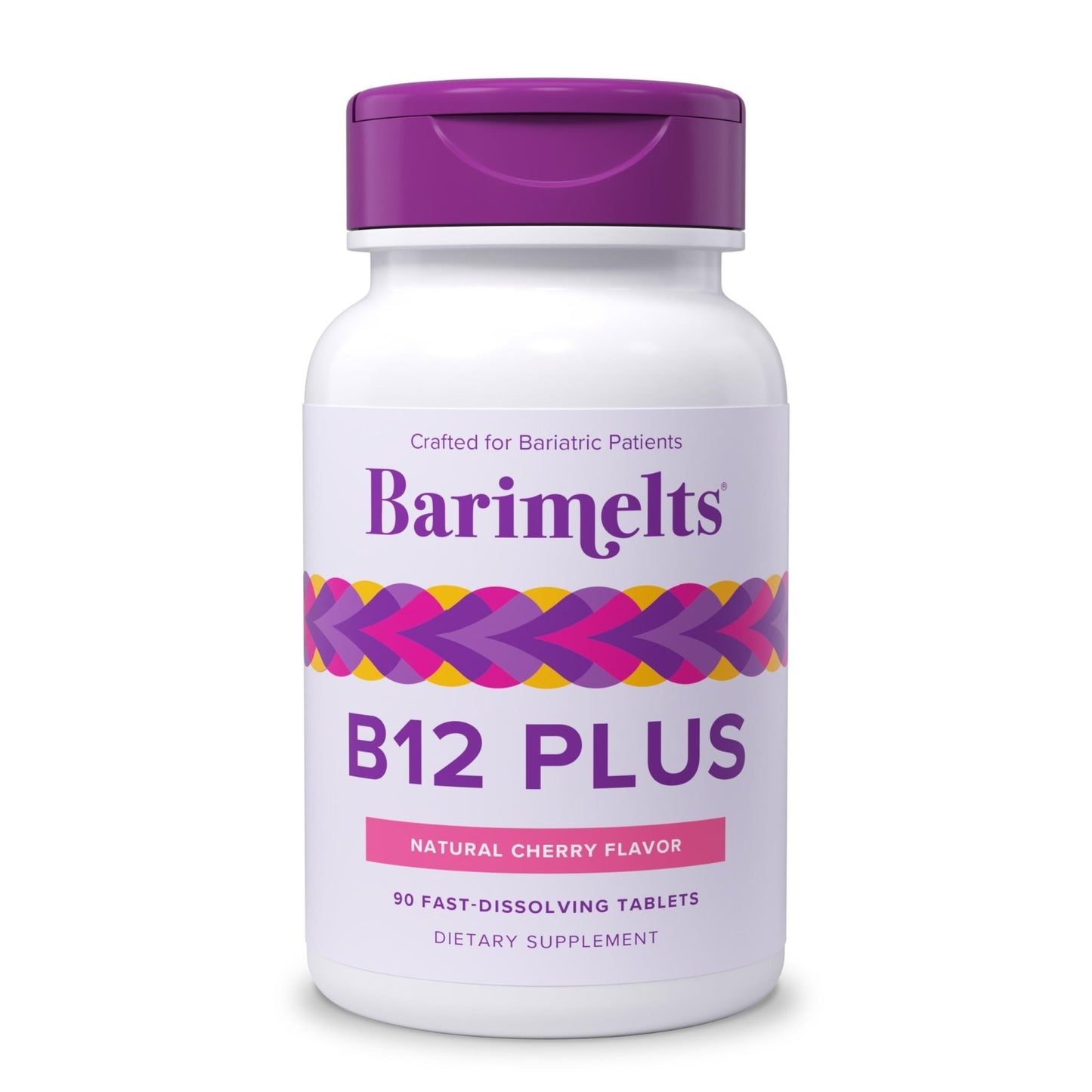 BariMelts Vitamin B12 Plus, 90 Fast-Dissolving Tablets (3-Month Supply), Sugar-Free Bariatric Vitamins for Women, Includes B12, B6 - dailyvitalstore