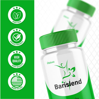 Barislend Capsules, Barisland Pills Pink Salt Blend for Women, Barislends Maximum Strength Supplement Official Advanced Formula Natural Energy Fitness Support, Bari Slend Review (60 Capsules) - dailyvitalstore