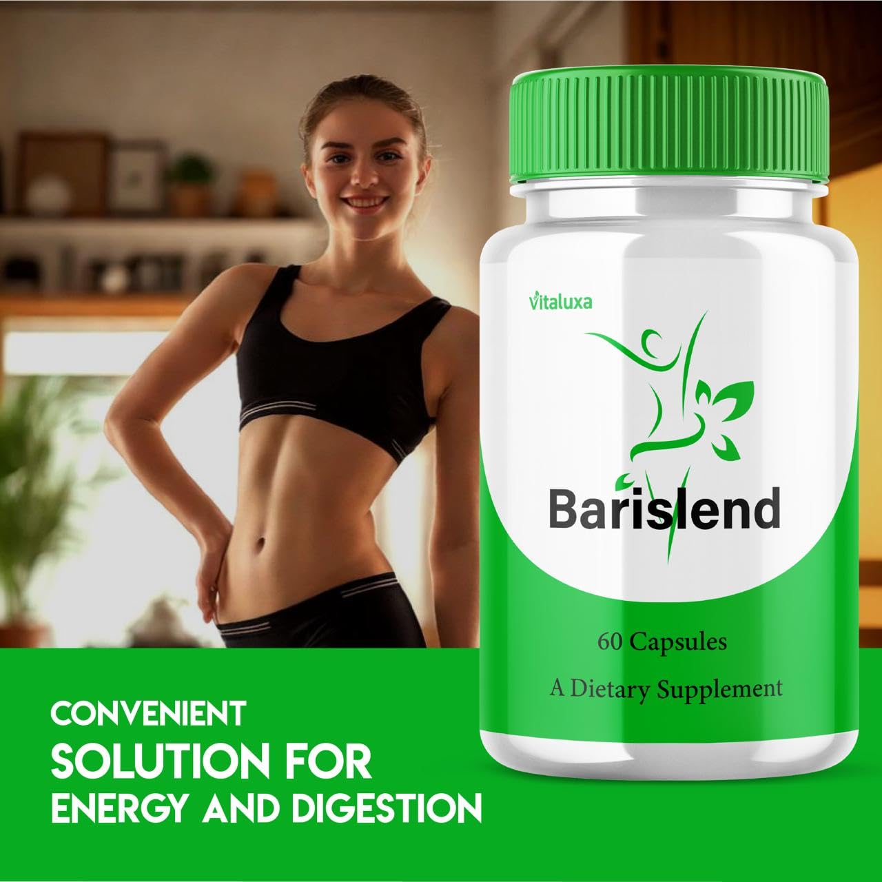 Barislend Capsules, Barisland Pills Pink Salt Blend for Women, Barislends Maximum Strength Supplement Official Advanced Formula Natural Energy Fitness Support, Bari Slend Review (60 Capsules) - dailyvitalstore