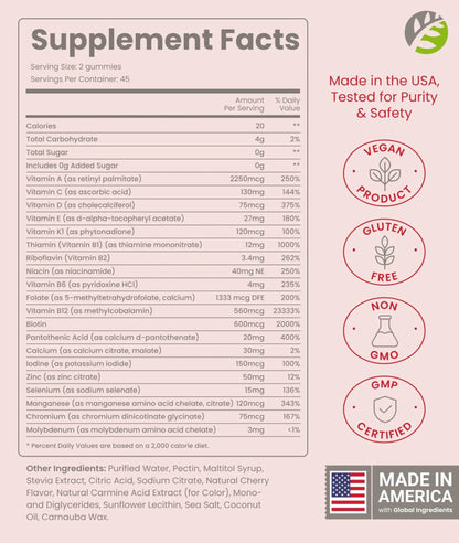 BariSlim Advanced Bariatric Multivitamin Gummies - Specially Formulated Bariatric Vitamins for Patients After Weight Loss Surgery - dailyvitalstore