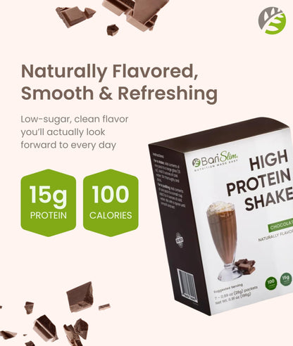 BariSlim High Protein Shake - Delicious & Nutritious Meal Replacement Shake - Low Sugar & Carb - Formulated for Bariatric Patients & Post-Weight Loss Surgery Support | Chocolate Shake (9 oz) - dailyvitalstore