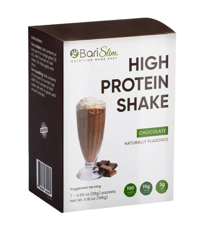 BariSlim High Protein Shake - Delicious & Nutritious Meal Replacement Shake - Low Sugar & Carb - Formulated for Bariatric Patients & Post-Weight Loss Surgery Support | Chocolate Shake (9 oz) - dailyvitalstore