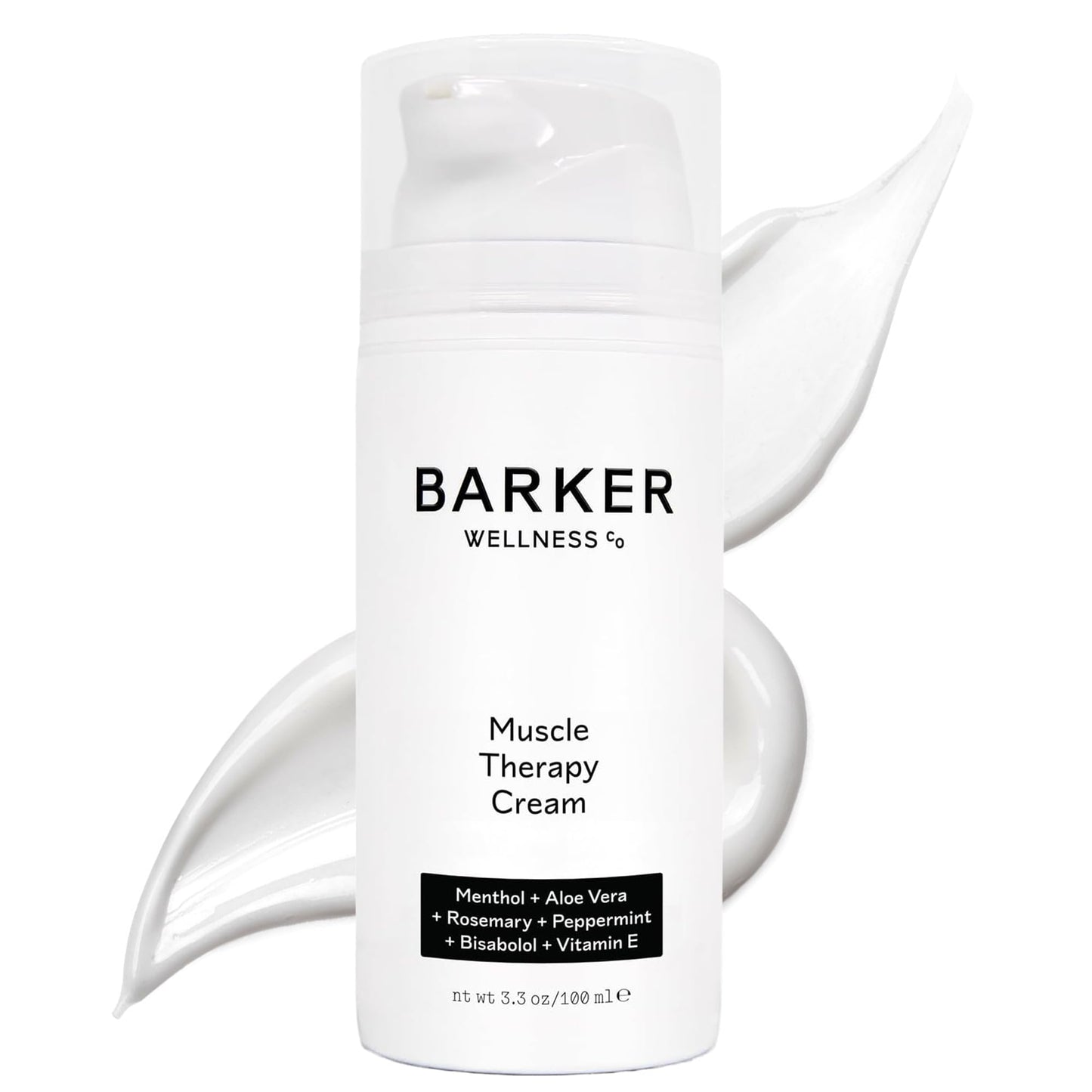 Barker Wellness Soothing Muscle Therapy Cream | Advanced Joint & Muscle Relief for Recovery & Relaxation | Enriched with Antioxidants & Moisturizing Vitamin E | All-Natural Vegan Formula (100ml) - dailyvitalstore