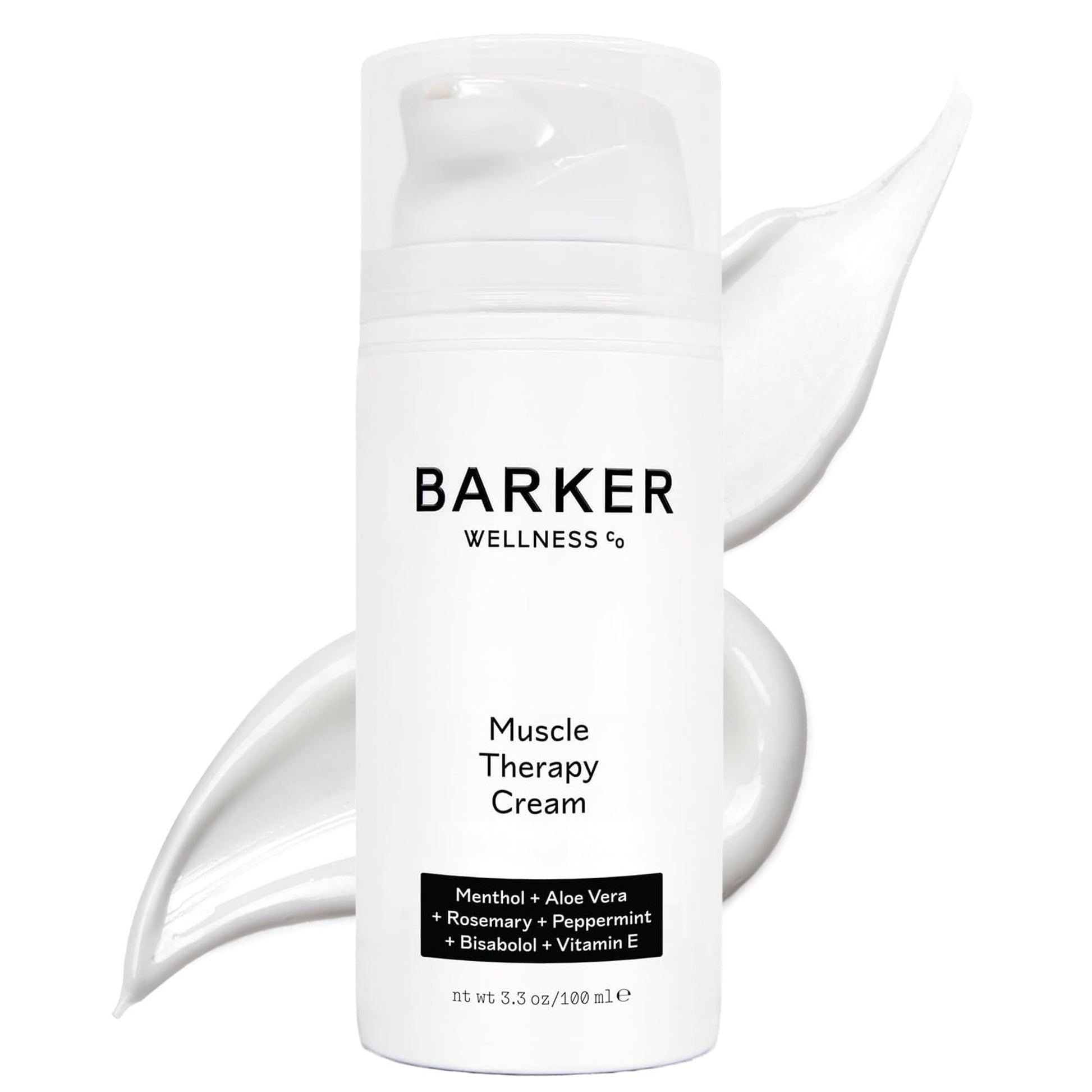 Barker Wellness Soothing Muscle Therapy Cream | Advanced Joint & Muscle Relief for Recovery & Relaxation | Enriched with Antioxidants & Moisturizing Vitamin E | All-Natural Vegan Formula (100ml) - dailyvitalstore