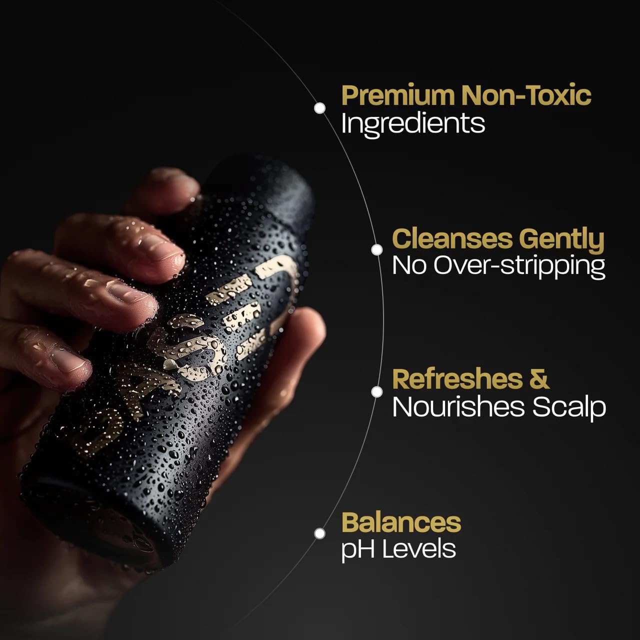 BASED Shower Duo Shampoo & Conditioner Bundle with Peppermint Oil & Coconut Oil, Cleansing Shampoo & Hydrating Conditioner for Men, No Sulfates, Silicones, or Parabens, 12 fl oz (Pack of 2) - dailyvitalstore