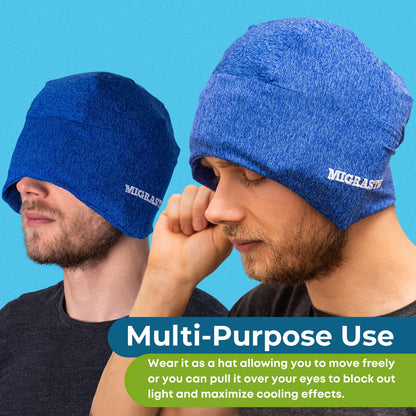 Basic Vigor Migrastil Extra Strength Migraine Stick & MigraFreeze Hat Bundle - dailyvitalstore
