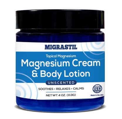 Basic Vigor Migrastil Extra Strength Migraine Stick & Topical Magnesium Cream Bundle - dailyvitalstore