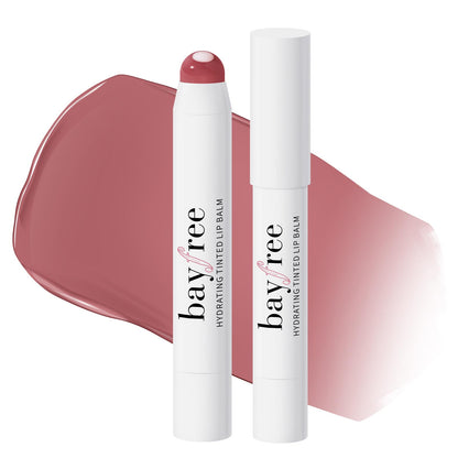 bayfree Tinted Lip Balm Plumper, Glossy, Pump Lips, Lightweight, Moisturize & Tint with Jojoba Seed Oil, Vegan Lipbalm Lip Care, Vintage Violet - dailyvitalstore