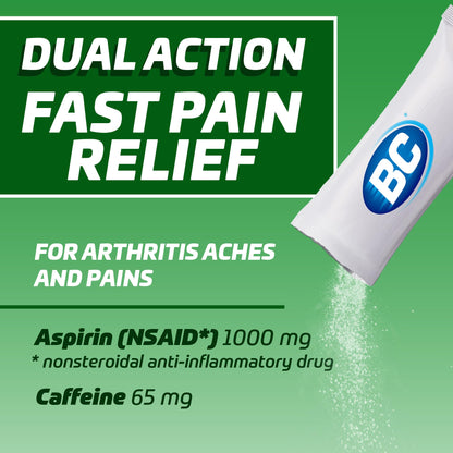 BC Pain Relief Powder, Arthritis Pain, 24 ct (Pack of 1) - dailyvitalstore