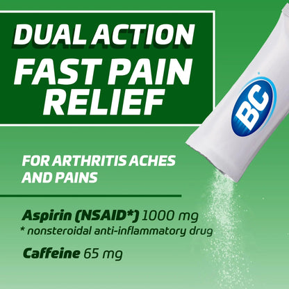 BC Pain Relief Powder, Arthritis Pain, 50 ct (Pack of 1) - dailyvitalstore