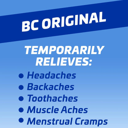 BC Powder Original Strength Pain Reliever, 24 Powder Sticks, 36 Units Display - dailyvitalstore
