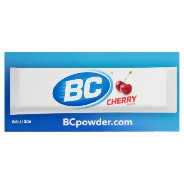 BC Powder Pain Reliever, Cherry Flavor Aspirin Dissolve Packs, 24 Count Powder Packets (6 Pack) - dailyvitalstore