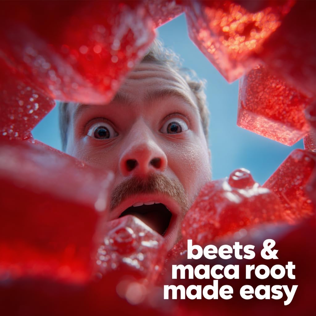 BDE Wildcrafted Sea Moss Gummy Maca Root, Beets, Lions Mane Mushroom, Vitamin D + E - Vegan Collagen, Zinc - dailyvitalstore