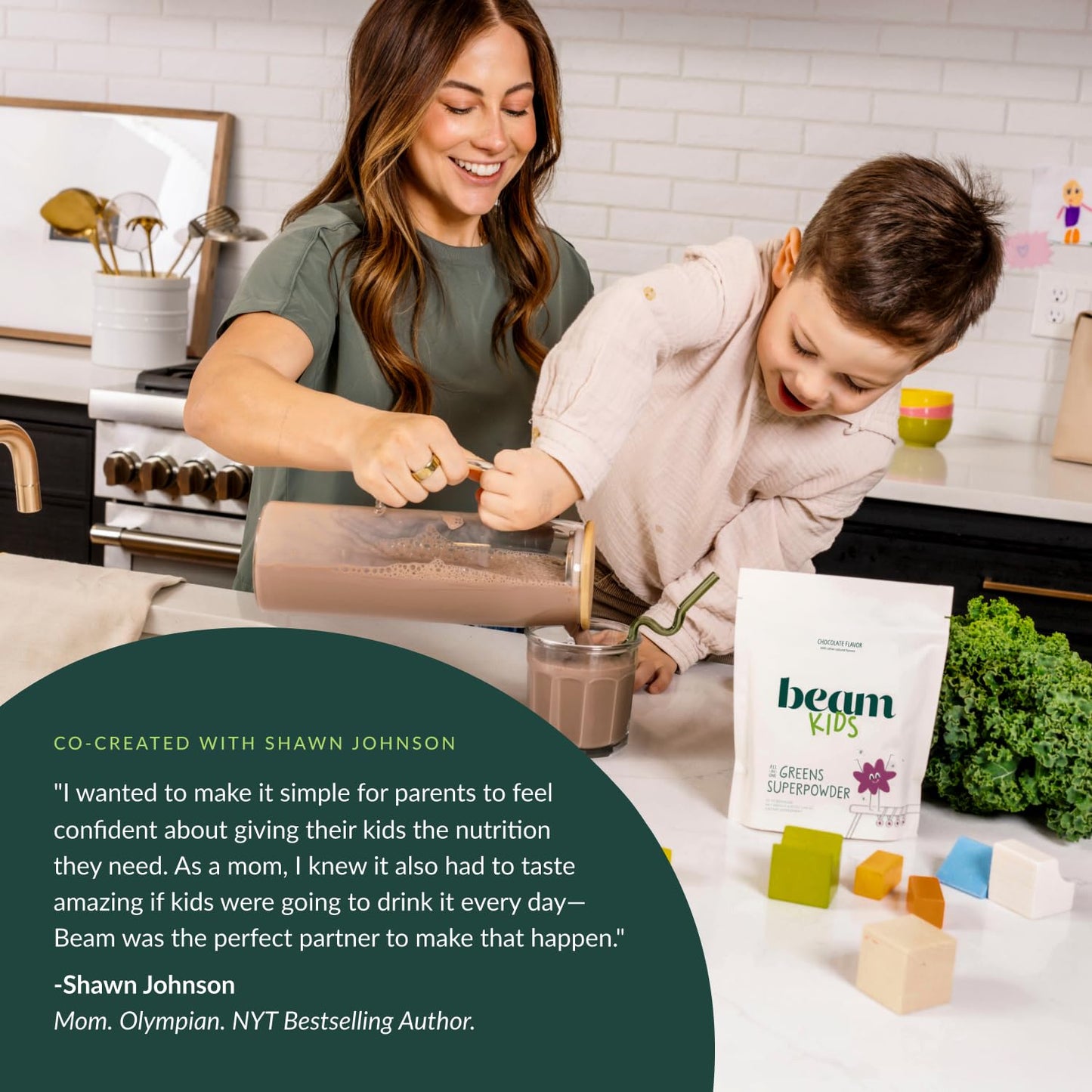Beam Glow & Kids Wellness Bundle, Hormone Support for Women with Inositol & Ashwagandha, Superfood Powder with Fruits & Veggies for Kids' Growth & Immune Health - dailyvitalstore