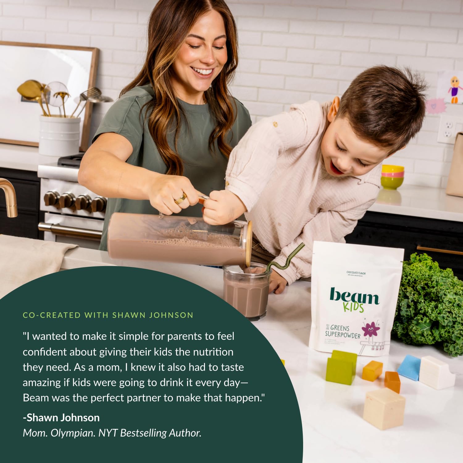 Beam Glow & Kids Wellness Bundle, Hormone Support for Women with Inositol & Ashwagandha, Superfood Powder with Fruits & Veggies for Kids' Growth & Immune Health - dailyvitalstore