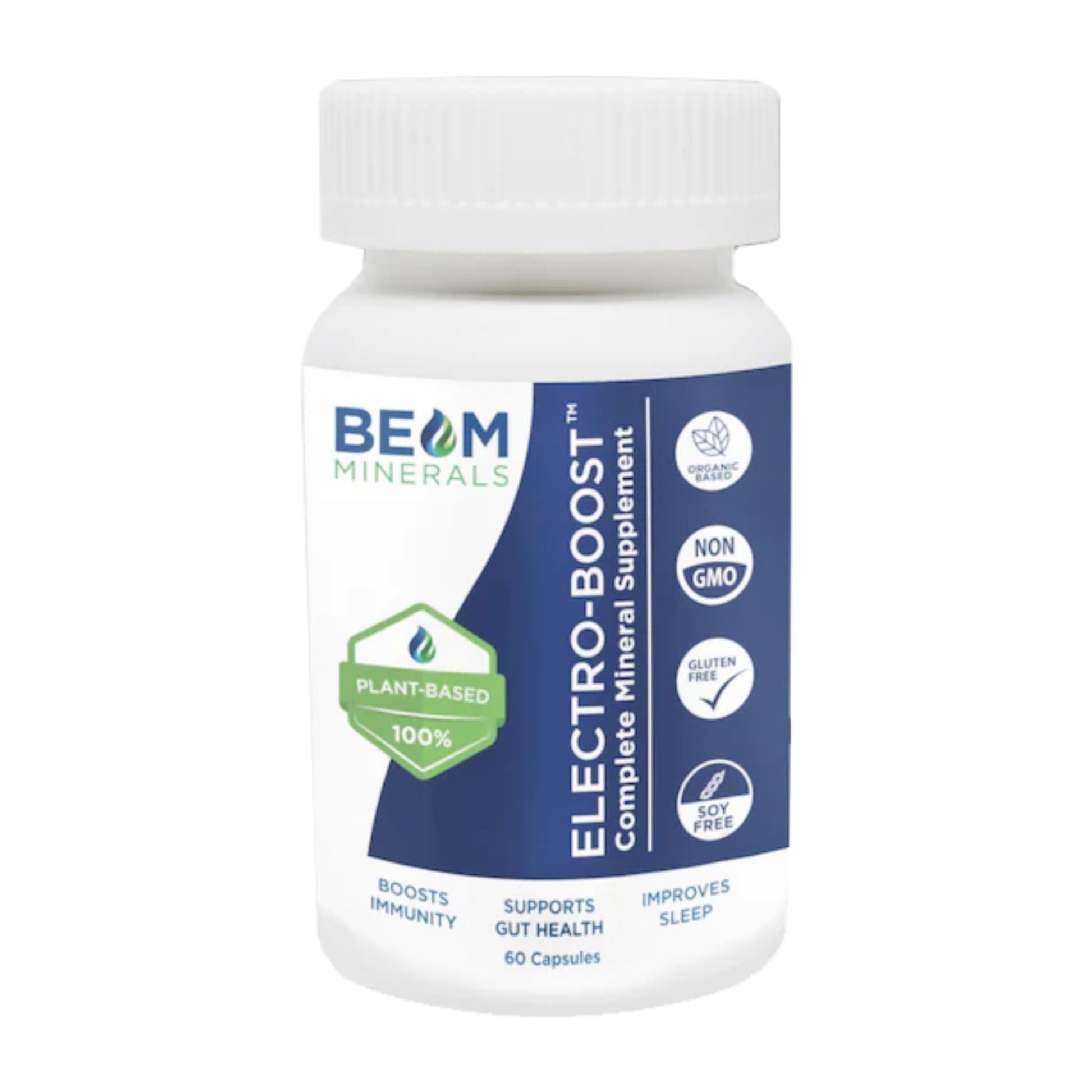 Beam Minerals Complete Multi-Mineral Capsules | Electro-Boost Plant-Based Electrolytes and Micronutrients for Men and Women | Help to Boost Immunity, Support Gut Health - dailyvitalstore