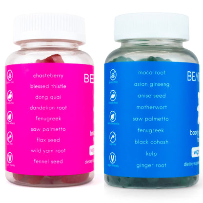 BEARVANA Top & Peach Support Combo Pack Multivitamin Gummies for Women | Includes Herbal Extracts & Essential Vitamins - dailyvitalstore