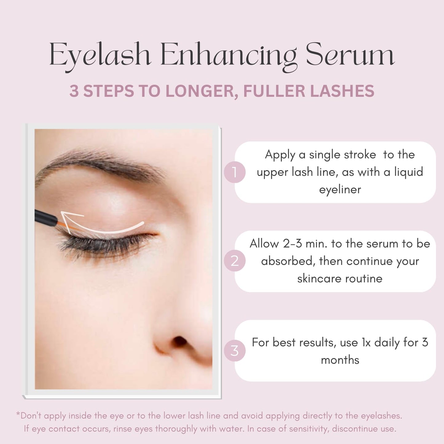BEAUTICAL Eyelash Serum – Lash Enhancing & Conditioning Formula with Botanical Ingredients for the Appearance of Fuller, Shinier & Healthier-Looking Lashes – Nourishing Lash Care, 3ml - dailyvitalstore