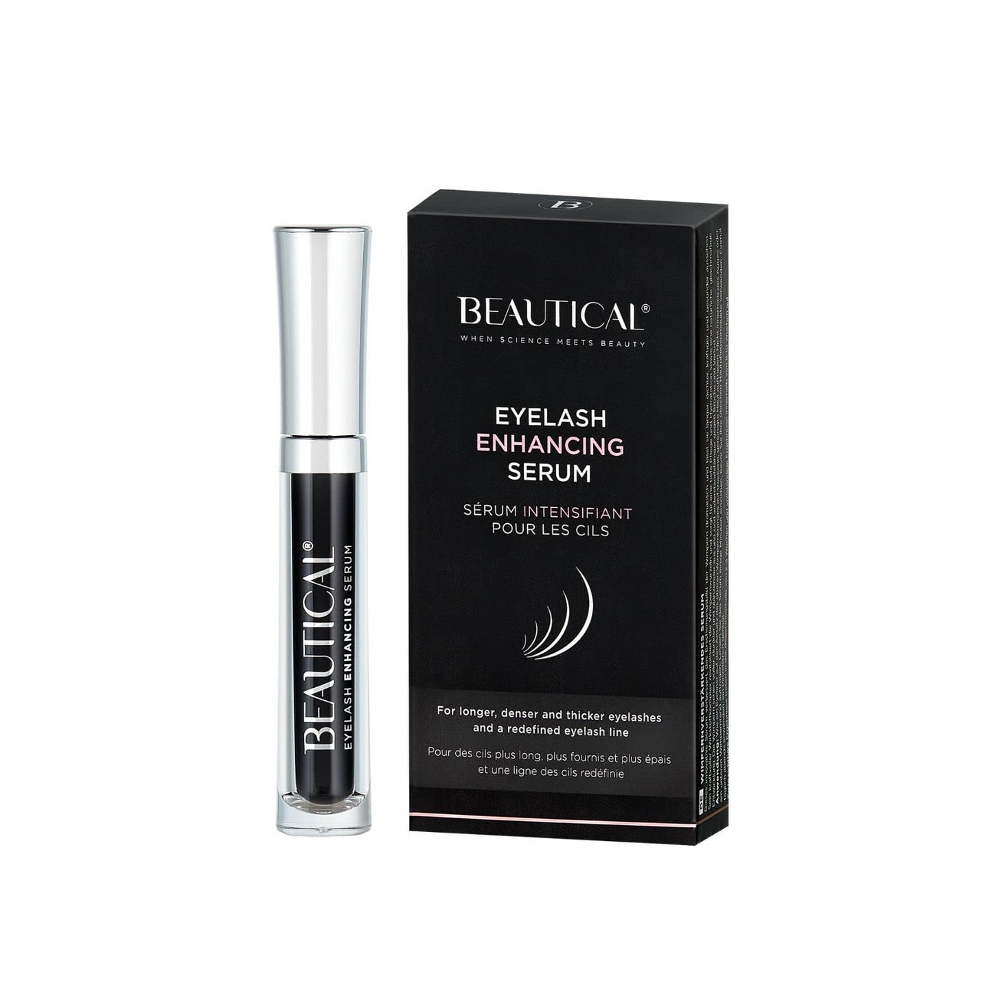 BEAUTICAL Eyelash Serum – Lash Enhancing & Conditioning Formula with Botanical Ingredients for the Appearance of Fuller, Shinier & Healthier-Looking Lashes – Nourishing Lash Care, 3ml - dailyvitalstore