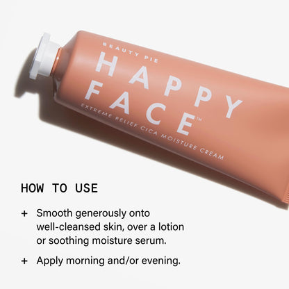Beauty Pie Happy Face Extreme Relief Cica Moisture Cream For Sensitive Skin & Soothing, Calming Hydration - dailyvitalstore