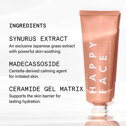 Beauty Pie Happy Face Extreme Relief Cica Moisture Cream For Sensitive Skin & Soothing, Calming Hydration - dailyvitalstore
