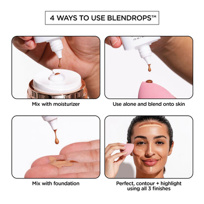 BeautyBio BLENDROPS. Broad Spectrum SPF 46 Oil-Control Priming Drops With Color-Correcting Tranexamic Complex - dailyvitalstore