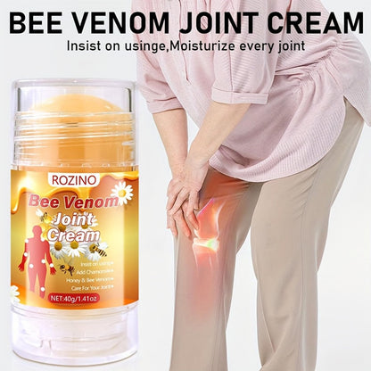 Bee Venom Joint Cream – Advanced Joint Support Cream with Honey & Chamomile, Soothing Formula for Aches & Stiffness in Knees, Hands, Back, Natural Relief Cream for Daily Joint Care (Bee venom) - dailyvitalstore