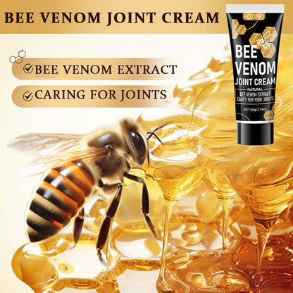 Bee Venom Joint Cream for Knees & Joints - Lightweight Moisturizing Cream for Dry Skin, Fast Absorbing & Non-Greasy Formula - Supports Comfortable Movement (2.116OZ) - dailyvitalstore
