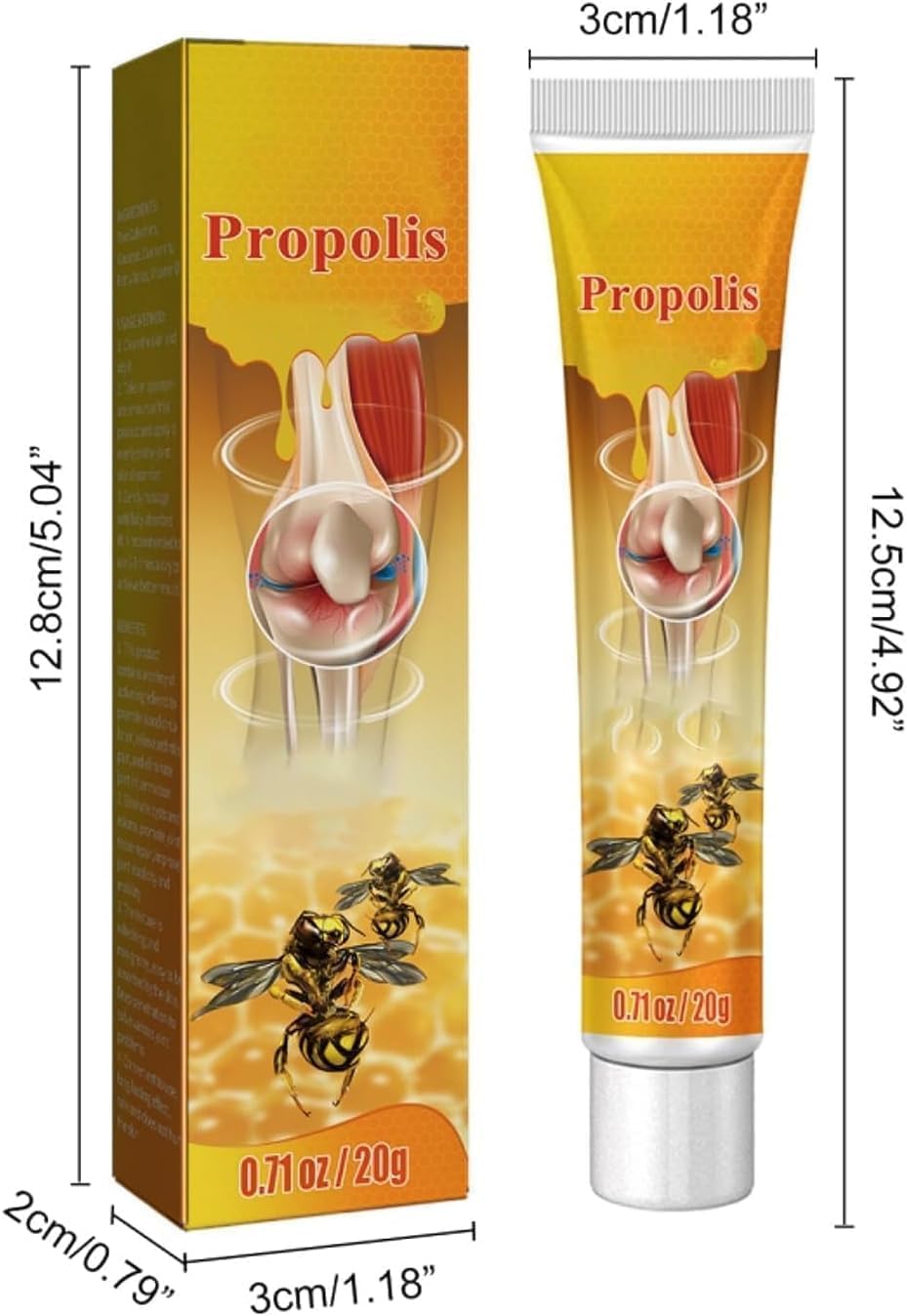 Bee Venom Relief Cream, Bone & Joint Gel, Beevenom New Zealand Bee Venom Professional Gel, Propolis Professional Gel Joint Cream （3PCS） - dailyvitalstore