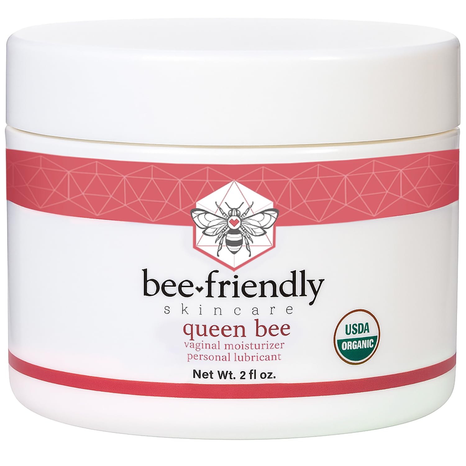 BeeFriendly Organic Vaginal Moisturizer, USDA Certified, Natural Vulva Cream For Dryness, Itching, Irritation, Redness, Chafing Of Vagina Due To Menopause & Thinning 2 oz - dailyvitalstore