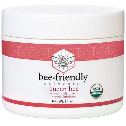 BeeFriendly Organic Vaginal Moisturizer, USDA Certified, Natural Vulva Cream For Dryness, Itching, Irritation, Redness, Chafing Of Vagina Due To Menopause & Thinning 2 oz - dailyvitalstore