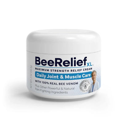 BeeReliefXL Maximum Strength Premium Joint Cream with Real USA Bee Venom, Daily Joint & Muscle Care, Fast-Acting - dailyvitalstore