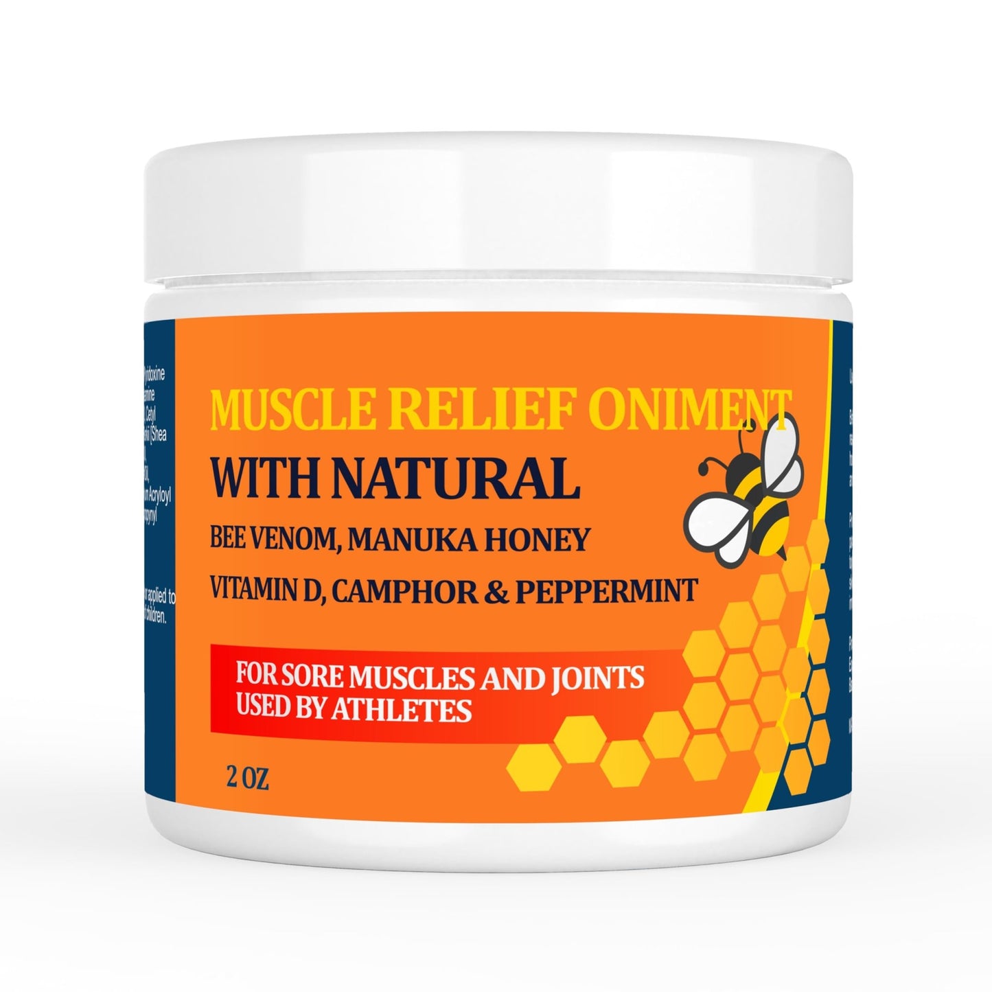Beeswax and Honey Fast Acting Joint Muscle Bone Cream, Immediate Help for Back, Neck, Hand, Feet, Knee, Shoulder, Topical, Nerve, Plantar, Ankle, Foot Discomfort, Natural Added - dailyvitalstore