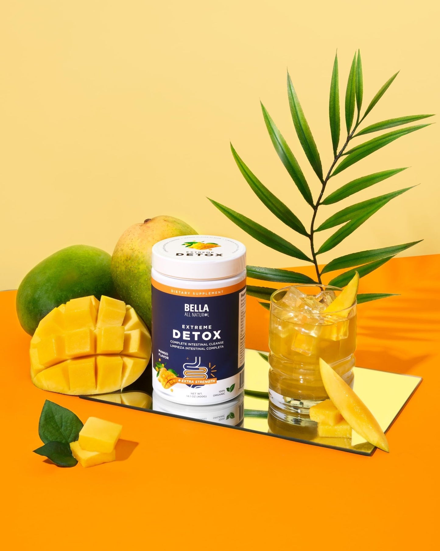 Bella All Natural Extreme Detox Powder Mango - dailyvitalstore