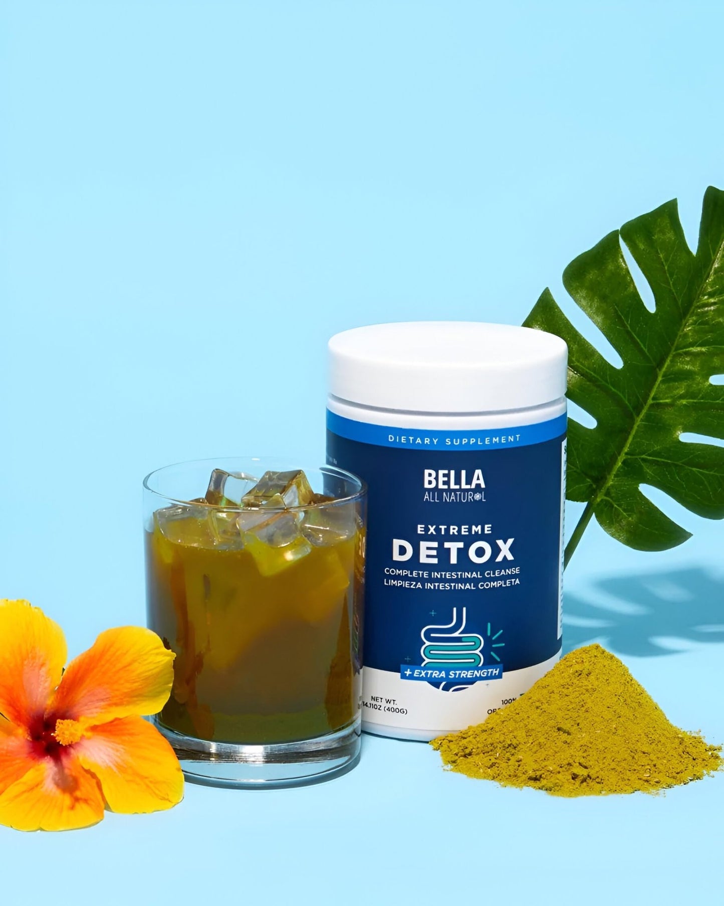 Bella All Natural Extreme Detox Powder Unflavored - dailyvitalstore