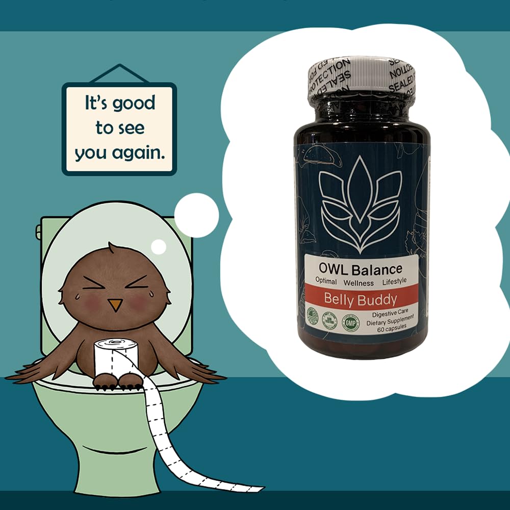 Belly Buddy Advanced Gut Health Support containing a helthy Blend of Probiotics, Prebiotics, and Digestive Enzymes - dailyvitalstore