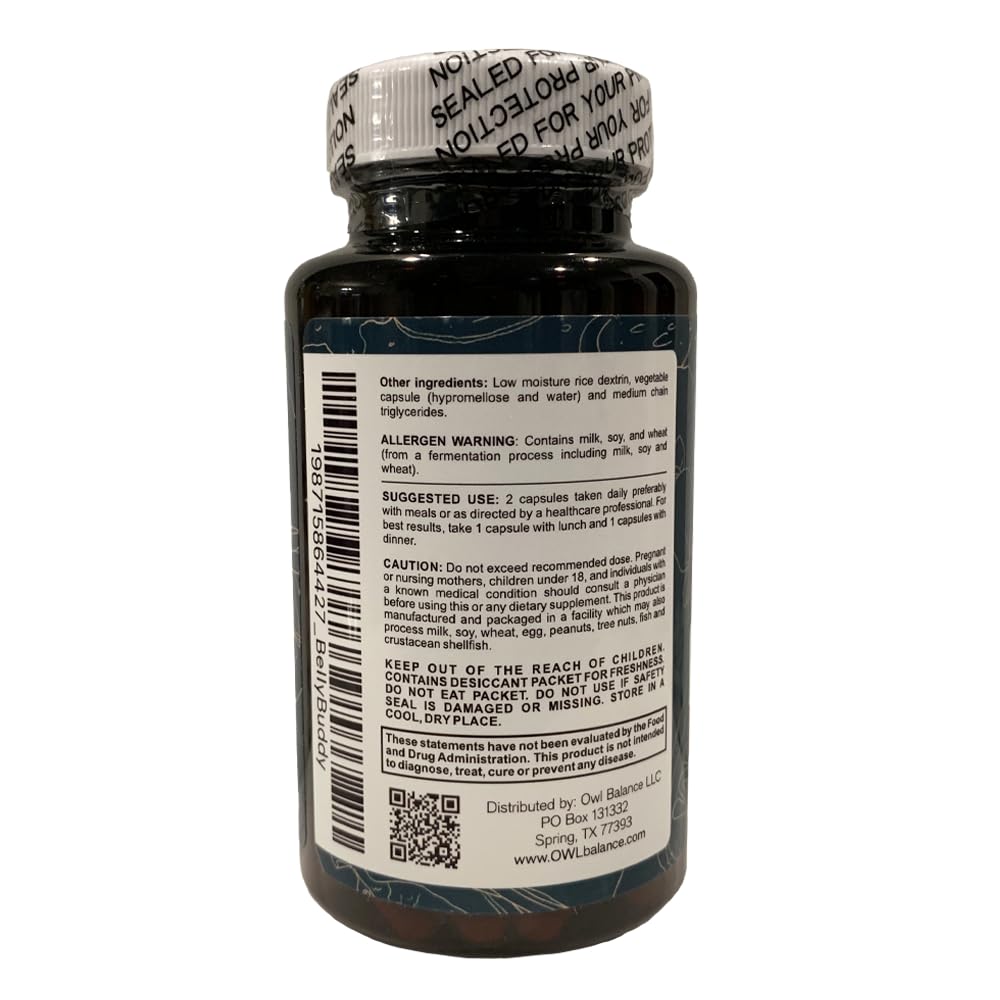 Belly Buddy Advanced Gut Health Support containing a helthy Blend of Probiotics, Prebiotics, and Digestive Enzymes - dailyvitalstore
