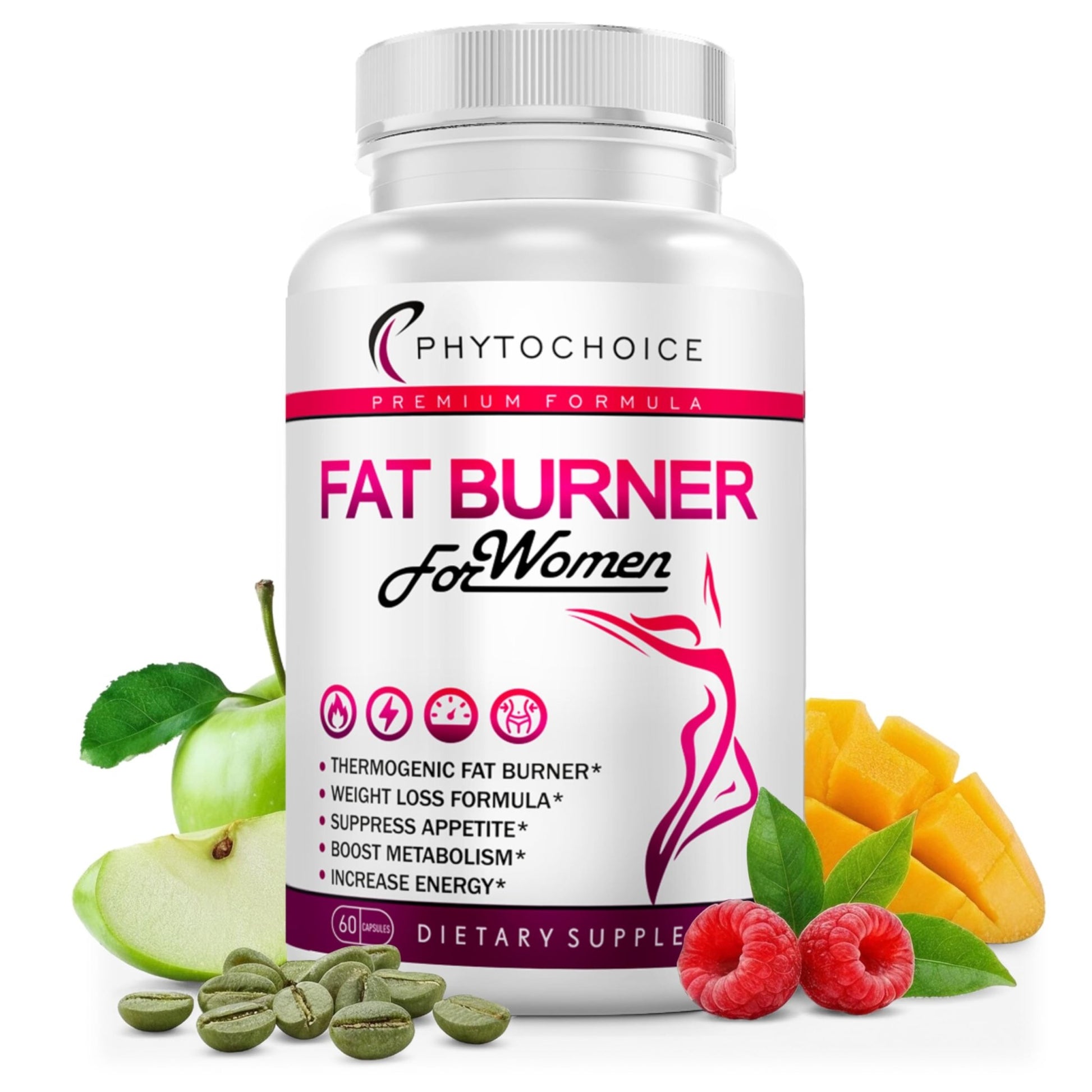 Belly Fat Burner for Women – Powerful Weight Loss Pills That Target Stubborn Belly & Thigh Fat – Thermogenic Metabolism Booster, Appetite Suppressant & Bloating Relief - dailyvitalstore