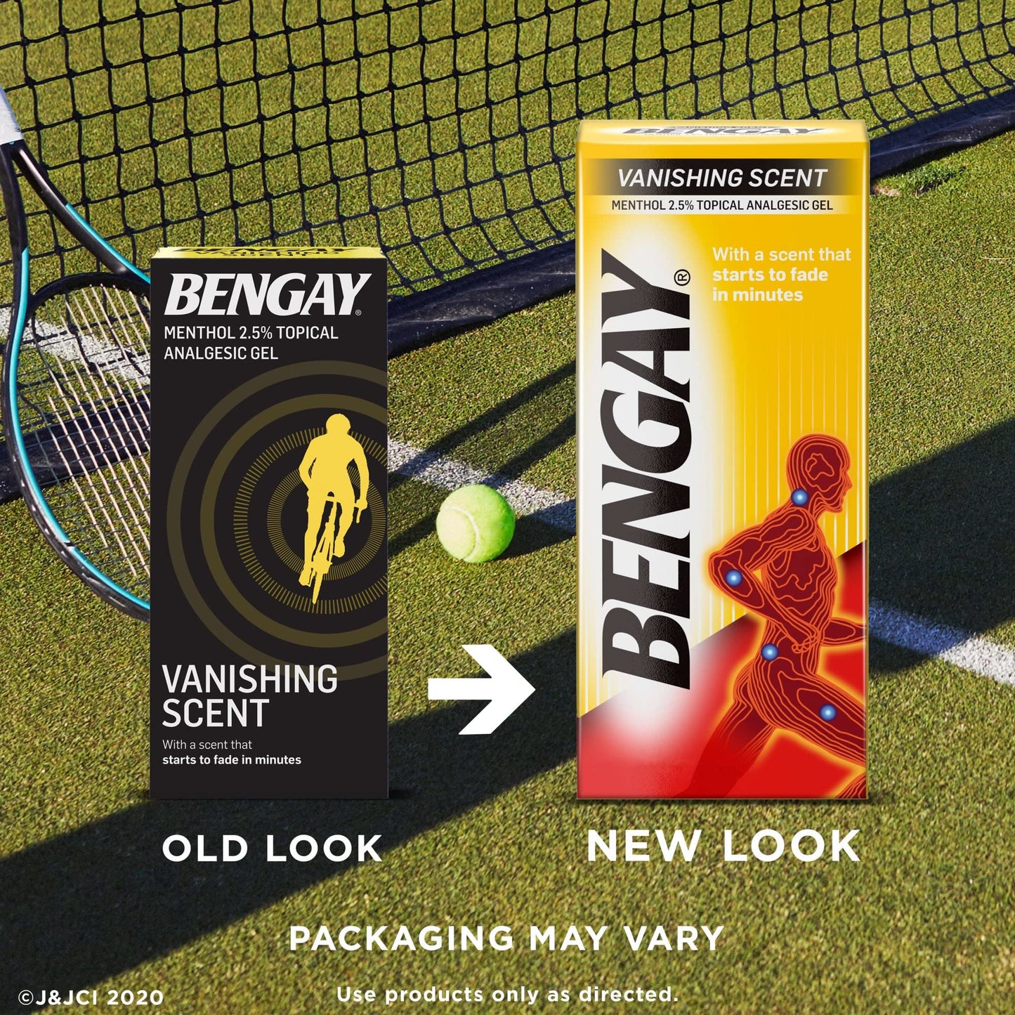 Ben Gay Vanish Scnt Size 2z Bengay Non-Greasy Vanishing Scent Pain Reliever Gel, Pack of 3 - dailyvitalstore