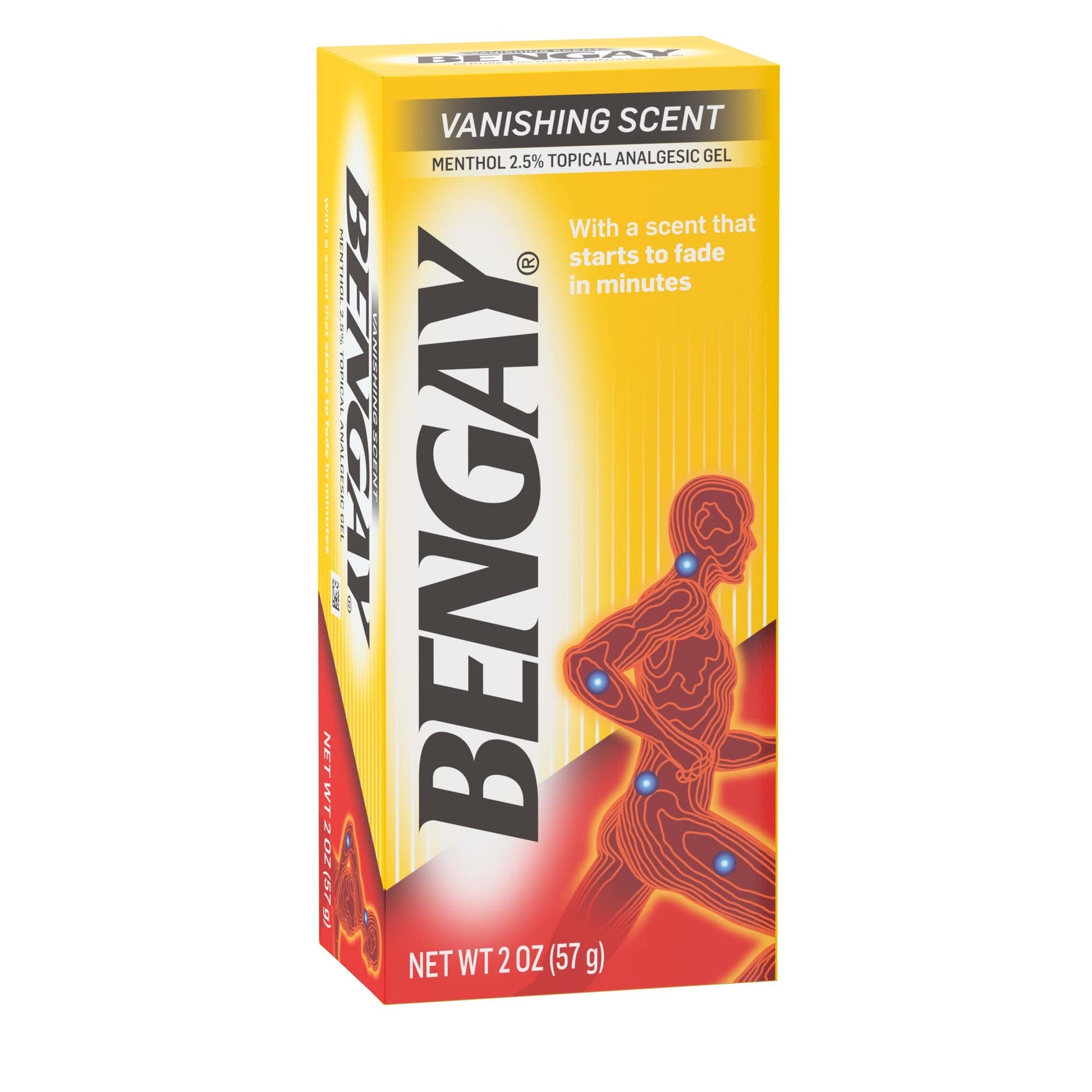 Ben Gay Vanish Scnt Size 2z Bengay Non-Greasy Vanishing Scent Pain Reliever Gel, Pack of 3 - dailyvitalstore