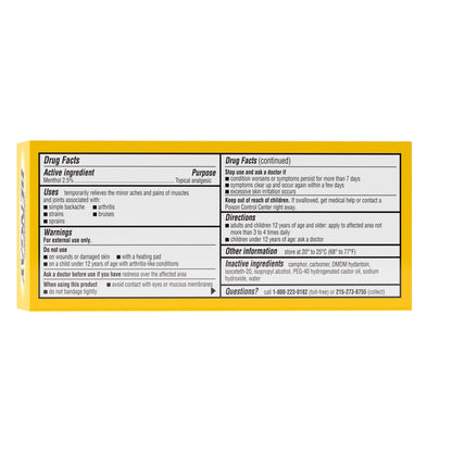 Ben Gay Vanish Scnt Size 2z Bengay Non-Greasy Vanishing Scent Pain Reliever Gel, Pack of 3 - dailyvitalstore