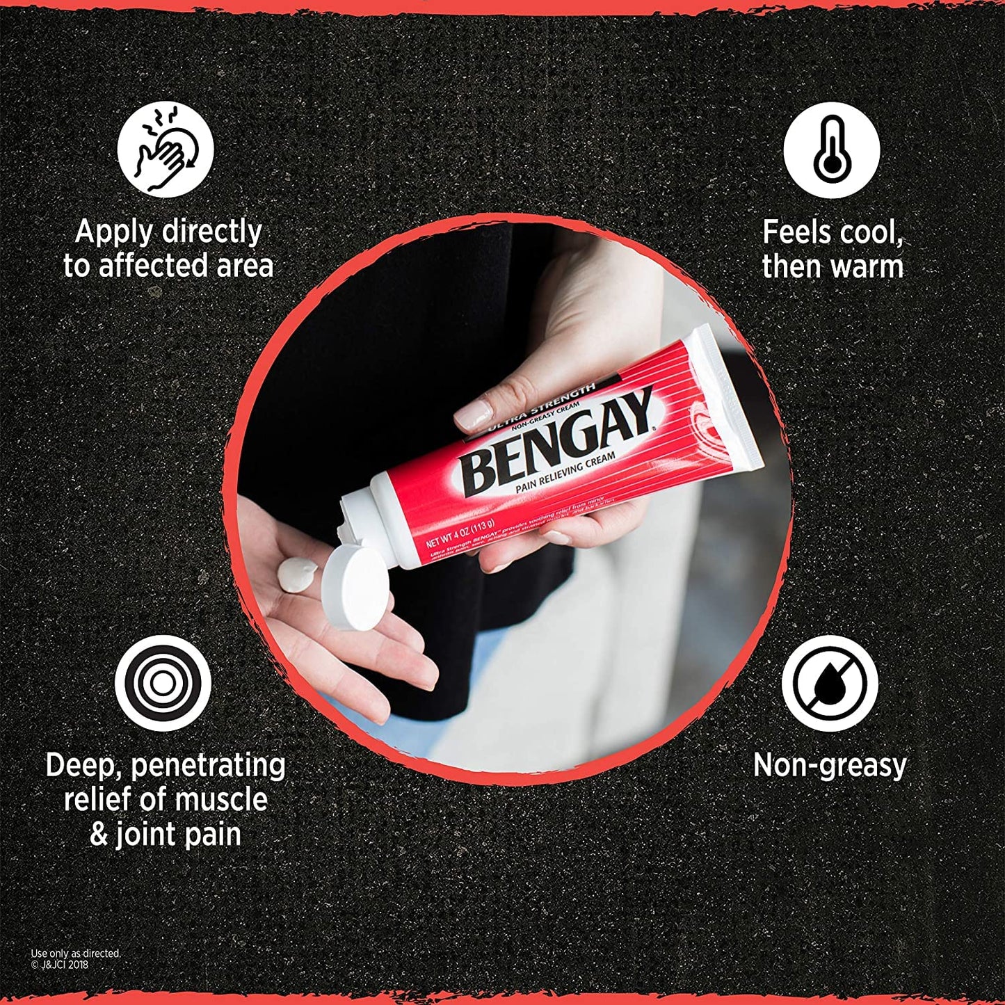 Ben Gay Vanish Scnt Size 2z Bengay Non-Greasy Vanishing Scent Pain Reliever Gel, Pack of 3 - dailyvitalstore