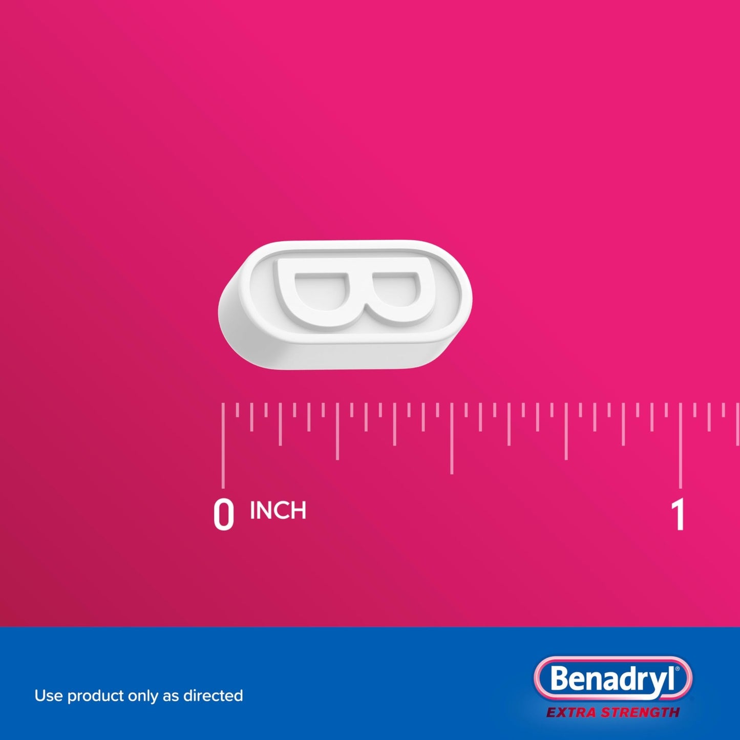 Benadryl Extra Strength Allergy Relief Medicine, 50 mg Diphenhydramine HCl Antihistamine Tablets for Relief of Allergy Symptoms Due to Hay Fever or Other Upper Respiratory Allergies, 24 ct - dailyvitalstore
