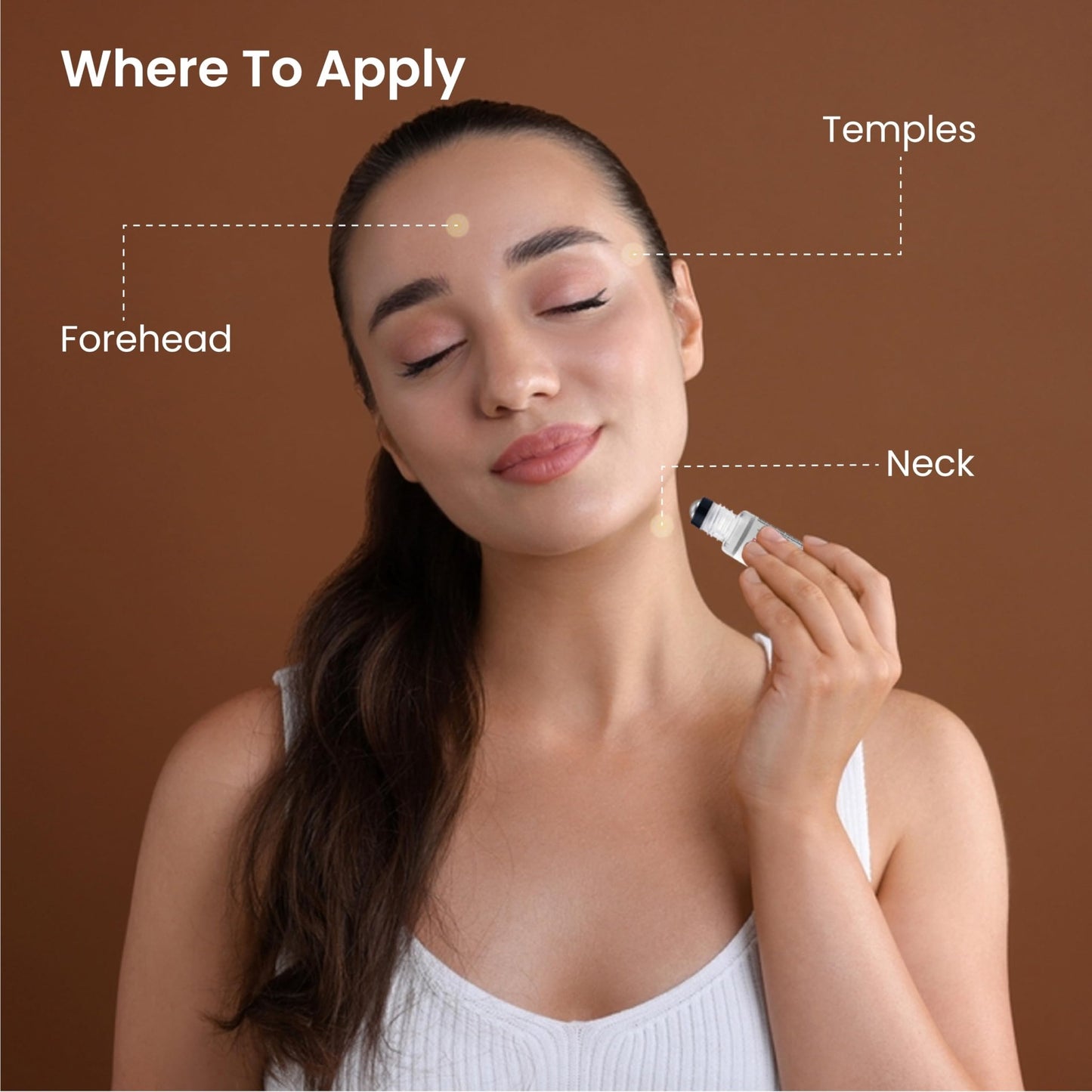 Benevita Migraine Relief Stick Roll-On – Organic, Natural, Cruelty-Free Headache Relief Roll-On – Peppermint, Spearmint, & Lavender Essential Oil Roller for Tension & Stress - dailyvitalstore