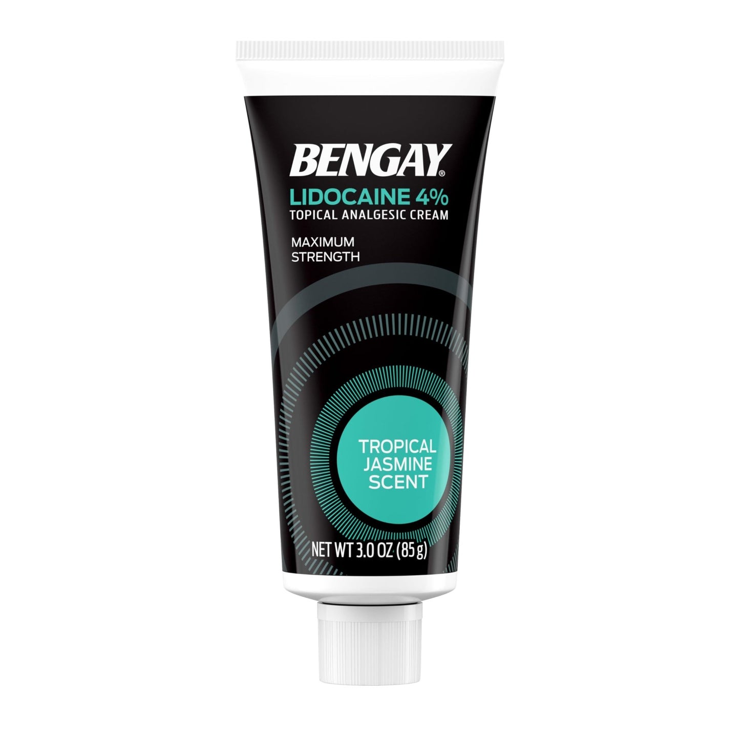 Bengay Lidocaine Pain Relief Cream, Maximum Strength OTC, Non-Greasy Topical Analgesic with 4% Lidocaine to Desensitize Nerves, Numbing Cream with a Soothing Jasmine Scent, 3 oz - dailyvitalstore