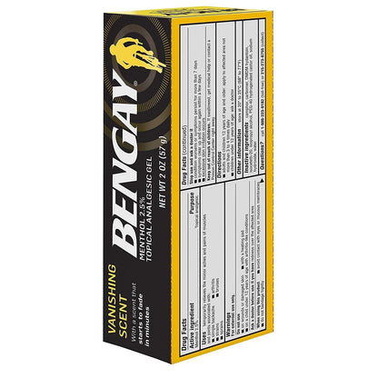 Bengay Menthol 2.5% Topical Analgesic Gel Vanishing Scent 2oz - dailyvitalstore