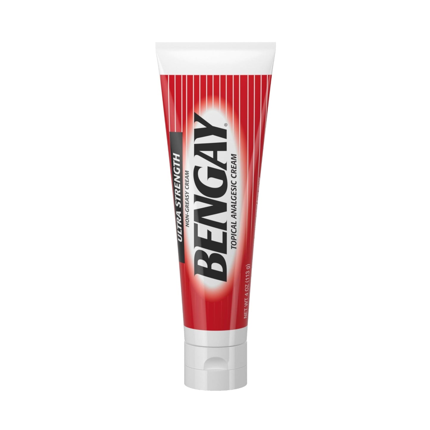 Bengay Ultra Strength Topical Pain Relief Cream, Non-Greasy Topical Analgesic for Minor Arthritis, Muscle, Joint and Back Pain, Camphor, Menthol and Methyl Salicylate, 4 OZ - dailyvitalstore