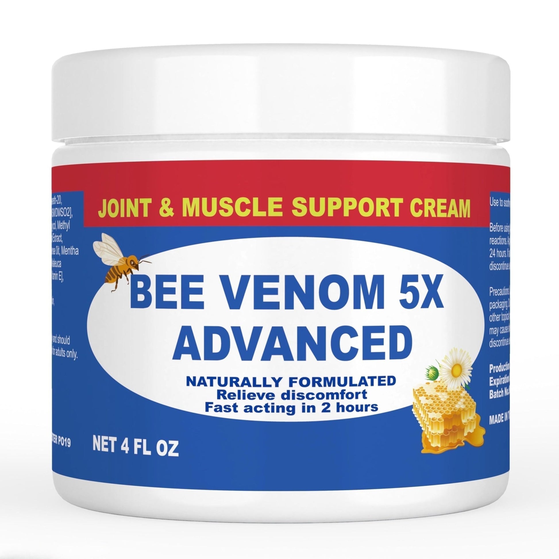 Benolixia Bee Venom Joint Cream, Bee Venom Joint Gel,Bee Venom Advanced Joint and Bone Cream,Natural Formula for Back, Knee, Hands, Neck, Feet, All Skin Types - dailyvitalstore